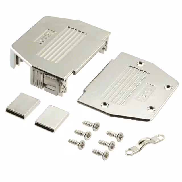 16-001770E Conec  Capots de connecteurs D-Sub en forme de D